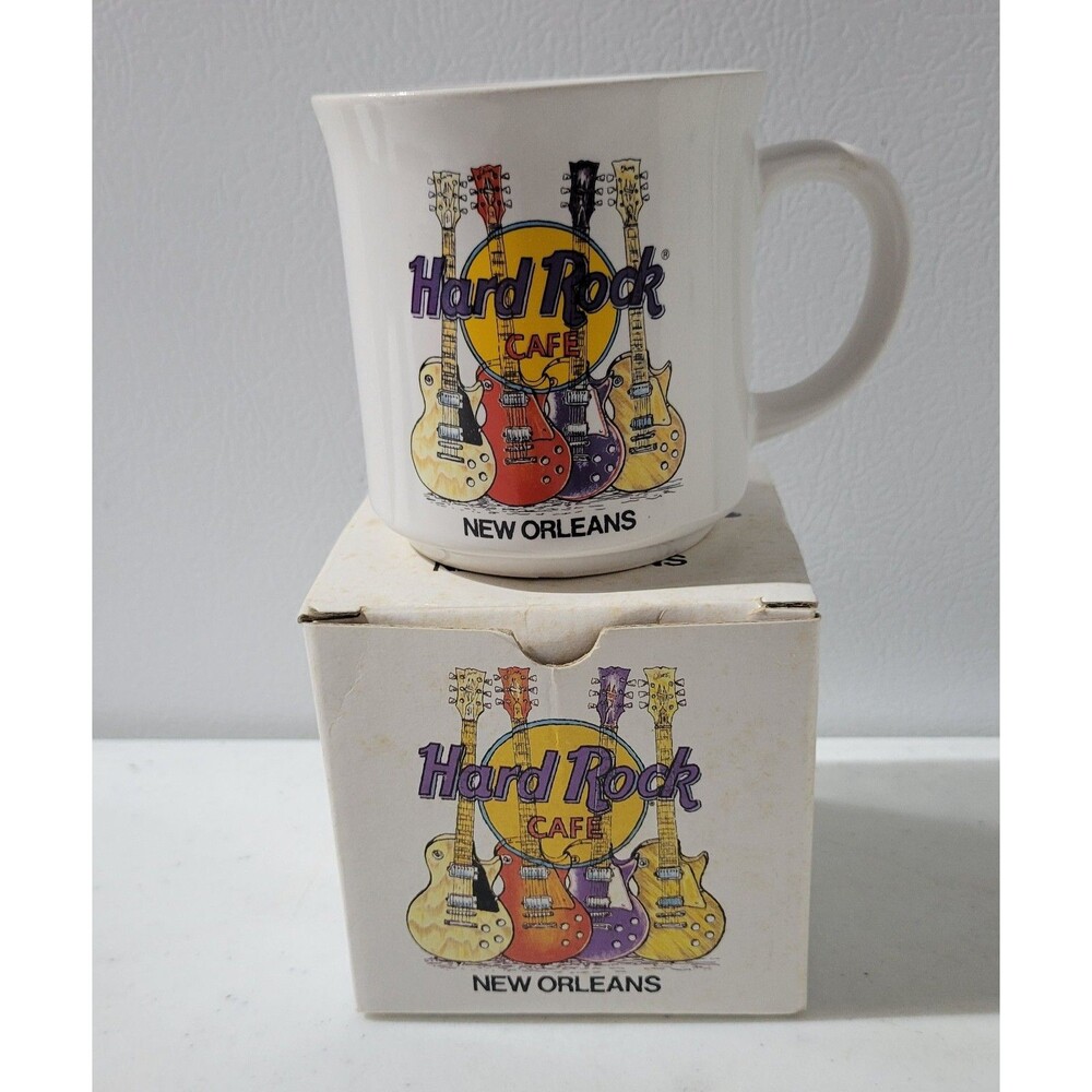 Vintage Hard Rock Cafe New Orleans Coffee Mug With Box